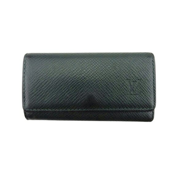 LOUIS VUITTON key case Taiga Taiga Leather Authentic USED - Picture 1 of 10